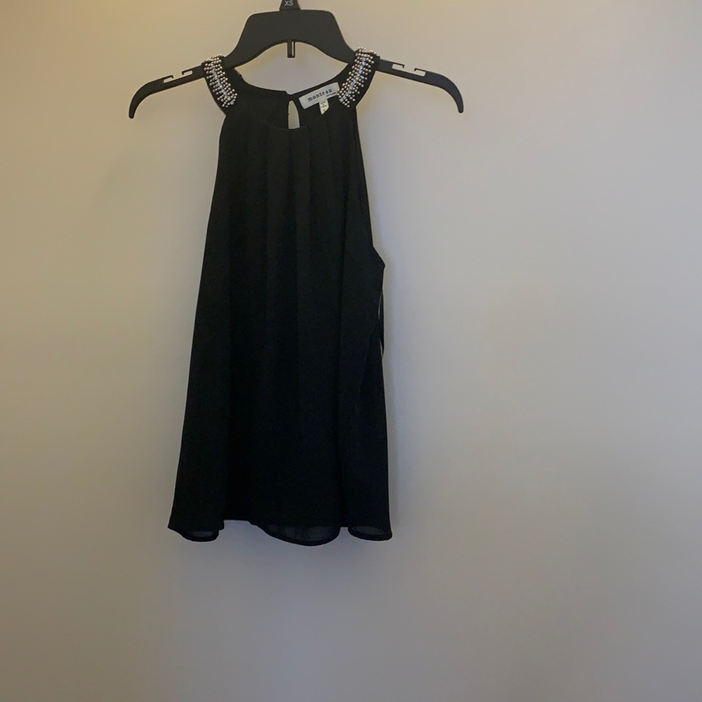 Monteau Sleeveless Blouse Black Junior‎